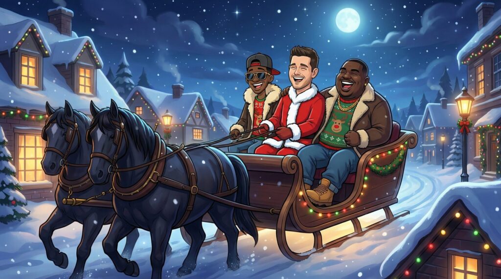 Snowflake Bells (Christmas rap cartoon music video)