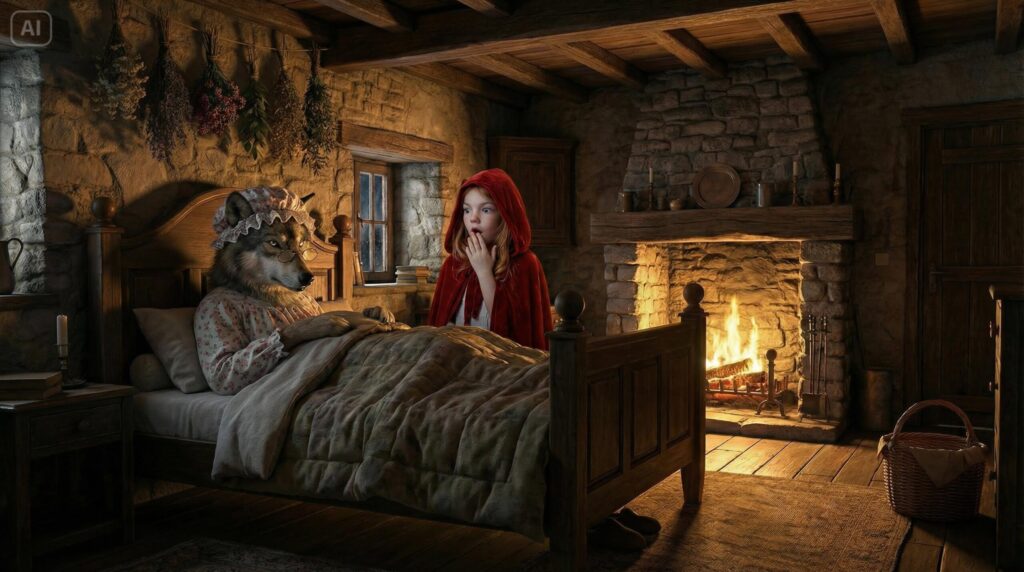 Little Red Riding Hood and the Wolf